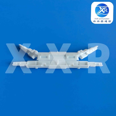 White FTTH Round Fiber Optic Cable Protector Box For Drop Cable Optic Fiber Fused